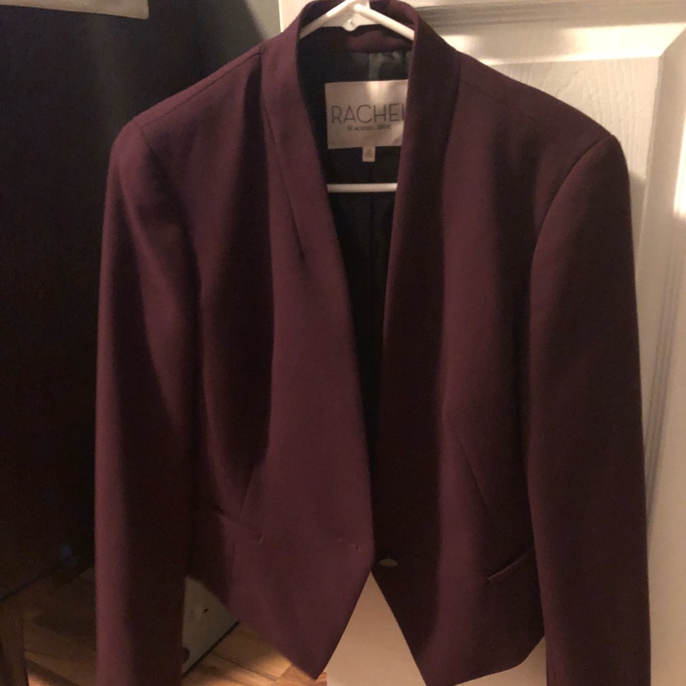 Rachel Roy maroon blazer size 10